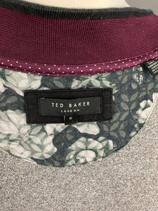 TED BAKER LOGOS JACKET / COAT - Herringbone Pattern - Mens Ted Size 6 - XXL 2XL