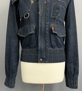 LEVI'S JEAN JACKET - BLUE DENIM - Womens Size Small S LEVIS LEVI STRAUSS &Co