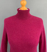 Load image into Gallery viewer, JOHN LEWIS 100% CASHMERE JUMPER - High Neck - Size UK 10 - S Small
