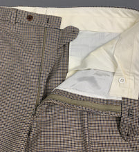Load image into Gallery viewer, AQUASCUTUM TROUSERS - VICUNA CLUB HOUNDSTOOTH CHECK - Mens Size Waist 36&quot; - Leg 28&quot;
