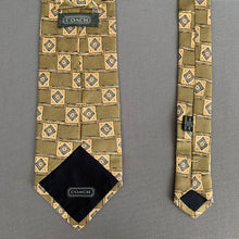 Load image into Gallery viewer, COACH 100% Silk TIE - Hand Made in Italy - FR20586
