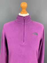 Load image into Gallery viewer, THE NORTH FACE FLEECE TOP - PURPLE - Size Medium M
