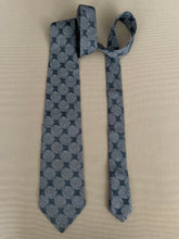 Load image into Gallery viewer, MULBERRY Blue TIE - 100% SILK - Made in Italy
