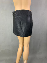Load image into Gallery viewer, ARMANI Ladies Black Faux Leather SKIRT - Size US 0 - UK 4
