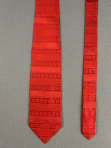 GIVENCHY Red 100% Silk GGGG TIE - Made in Italy