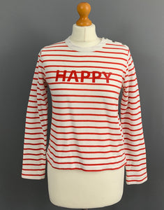 ZADIG & VOLTAIRE WILLY STRIPES JUMPER - HAPPY - Women's Size XS Extra Small - ZADIG&VOLTAIRE