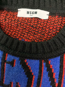 MSGM Kids Chunky ALPACA Blend JUMPER Size Aged 12 Yrs