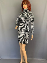 Load image into Gallery viewer, ROBERTO CAVALLI DRESS - ZEBRA PRINT - Size IT 38 - UK 6 - Made in Italy
