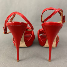 Load image into Gallery viewer, GIUSEPPPE ZANOTTI DESIGN Red Patent Leather HIGH HEELS Size EU 39 - UK 6
