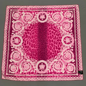 VERSACE 100% SILK SCARF - 86cm x 86cm - Made in Italy