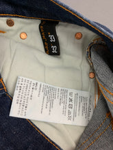 Load image into Gallery viewer, NUDIE JEANS THIN FINN DRY TWILL JEANS Waist 33&quot; - Leg 31&quot; Blue Denim
