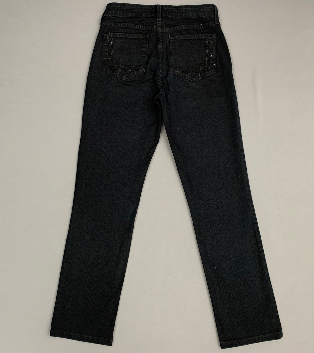 NYDJ Black SKINNY JEANS - Women's Size US 6 - UK 10 NOT YOUR DAUGHTERS JEANS