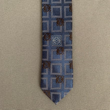 Load image into Gallery viewer, LOEWE TIE - Blue 100% Silk - Made in Italy
