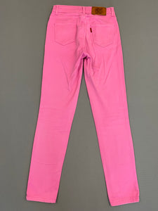 CAROLINA HERRERA Pink Denim Skinny JEANS Size US 0 - UK 4