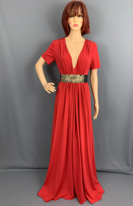 VERA WANG Red GOWN / EVENING DRESS - Size UK 8 - US 6
