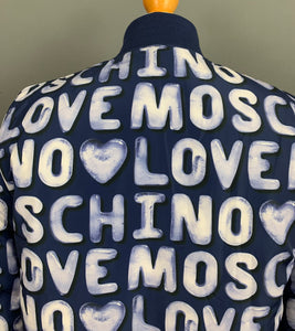 LOVE MOSCHINO Reversible BOMBER JACKET / COAT Size IT 40 - UK 8